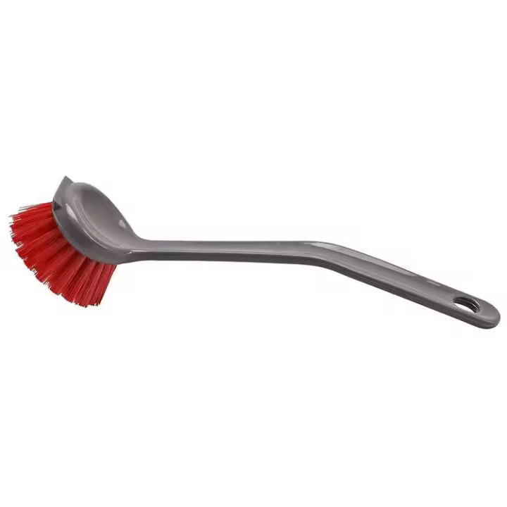 Cepillo para lavar platos de material PP para el hogar, herramienta de limpieza de color plástico con mango, utilizado para la cocina del hogar - 1