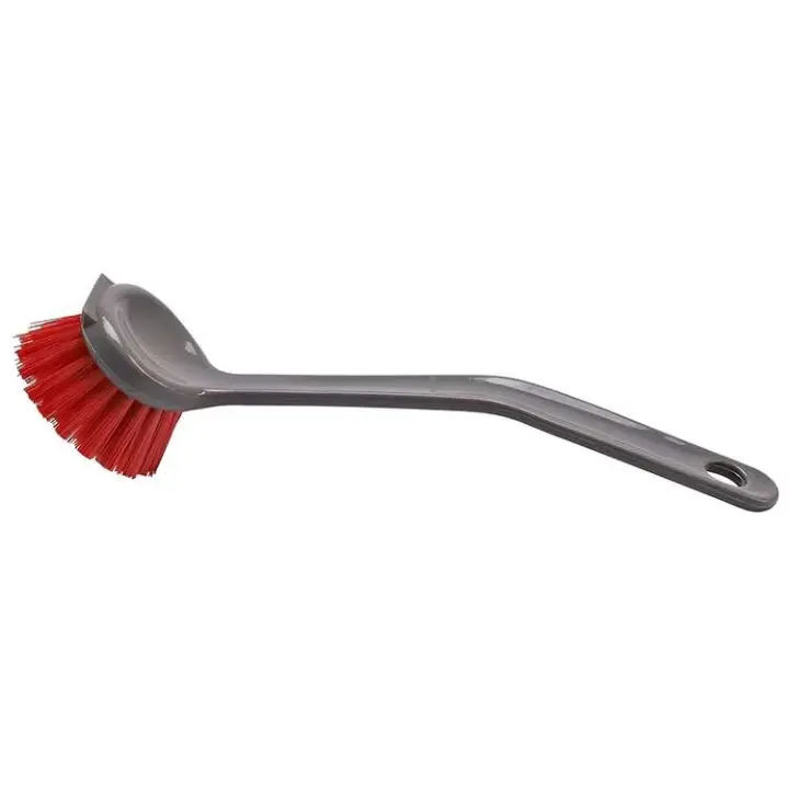 Cepillo para lavar platos de material PP para el hogar, herramienta de limpieza de color plástico con mango, utilizado para la cocina del hogar - 1