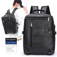 Bolso para hombres bolso Pu mochila de gran capacidad viaje de ocio bolso de computadora de embarque para hombres - details 27