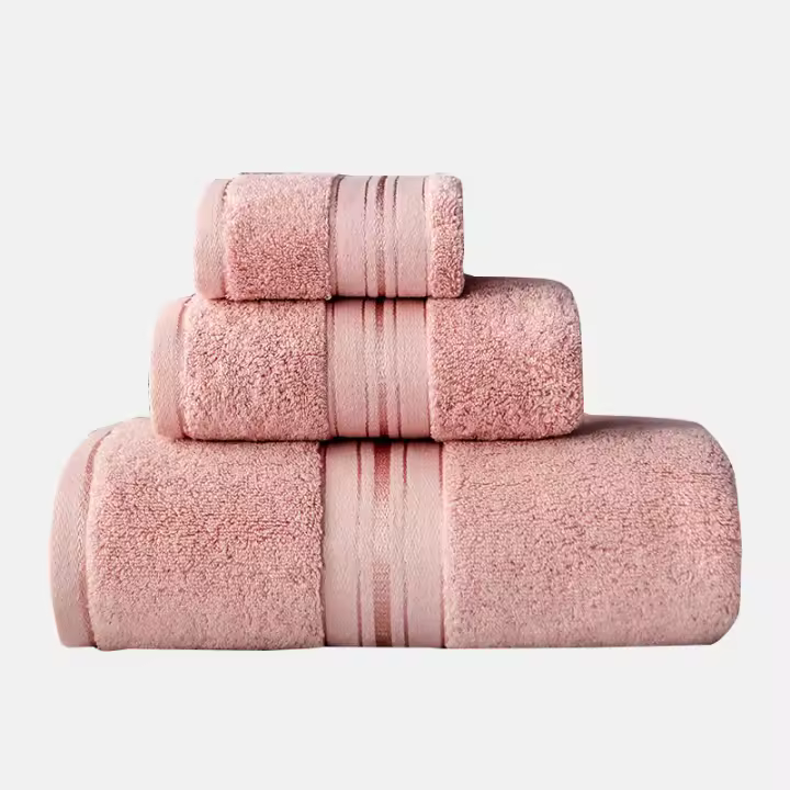 Juego de Toallas para Adultos de Algodón 100% Suaves y Absorbentes en Varios Colores - 1