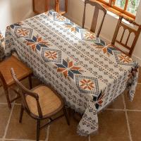 Mantel de Algodón Multifuncional con Borlas Ideal para Mesa de Comedor, Sala de Estar al Aire Libre, Estera de Picnic y Campamento - details 1