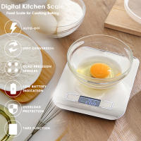 Báscula de Cocina Digital Pantalla LCD, Precisión de 0.01g, Acero Inoxidable, Forma Cuadrada, Carga de 10KG, Hecha en China - details 1