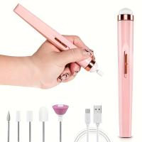 Taladro Eléctrico Recargable por USB para Uñas, Máquina Portátil para Pulir Uñas, Herramienta Profesional Multifuncional, 1 unidad - details 3