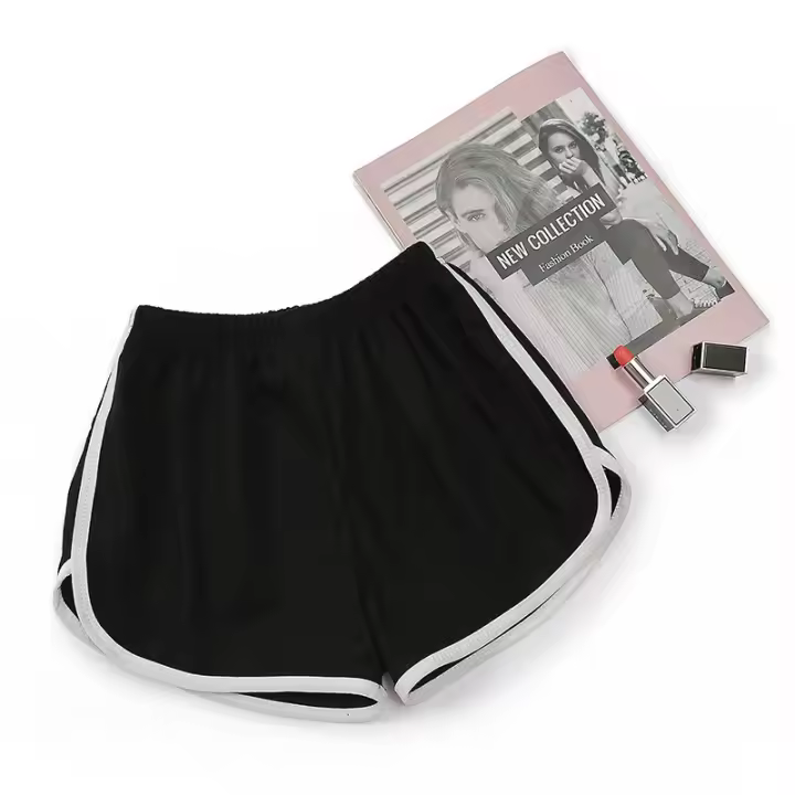 Nuevos pantalones cortos informales a rayas para mujer, pantalones cortos deportivos holgados Harajuku coreanos que combinan con todo, moda de verano, Mini pantalones cortos finos simples para Yoga para mujer - 1