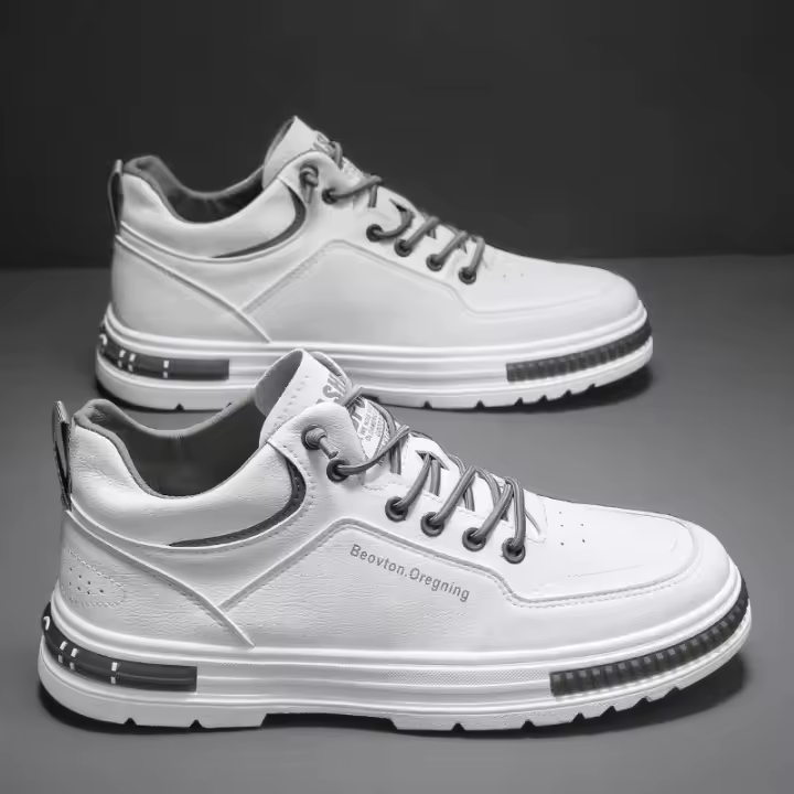 Zapatos de otoño para hombre, calzado deportivo con plataforma, antideslizante, Nueva versión coreana - 1