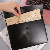 Con cierre de botón a presión, bolsa para carpetas de archivos, bolsas de maquillaje cosmético, organizador de documentos, carpeta de archivos - details 4