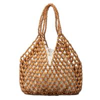 Bolso de mano tejido a mano para mujer, bolso de hombro con agujeros, informal, a la moda, nuevo diseño, 2025 - details 0