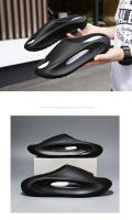 Zapatillas de Baño Unisex con Suela Gruesa Moda Hombres Zapatos de Playa EVA Suaves Antideslizantes Talla Grande Color Sólido Material Superior - details 15