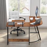 Mesa de Juego en Forma de L 130x130cm Soporte para Monitor Soporte para Auriculares - details 16