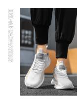 Zapatos informales ligeros antideslizantes para hombre, zapatillas de moda transpirables para correr, caminar al aire libre, entrenamiento, Tenis - details 6