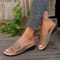 zapatos de zapatilla de tacón de cuña de verano para mujer - details 3