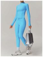Conjunto de Yoga para Mujeres Ouwu Ropa de Entrenamiento de Manga Larga - details 42