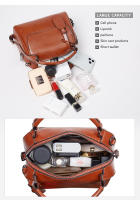 FOXER-Bolso cruzado de cuero PU para mujer, bandolera de gran capacidad con cremallera, informal - details 4