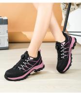Zapatos de seguridad con botón giratorio para mujer, zapatillas de trabajo con punta de acero, zapatos indestructibles, botas de trabajo a prueba de pinchazos, zapatillas con cojín para mujer - details 23
