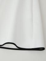 Up-minivestido blanco de encaje con cuello levantado para mujer, Vestidos elegantes de manga larga para fiesta, Vestidos clásicos calados para mujer - details 6