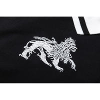 Polo holgado estilo americano Stussy, pareja Dragon Year edición limitada    Camiseta de manga corta con estampado clásico bordado para hombre, camiseta estilo HIP-HOP rock de skate High Street - details 4