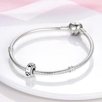 Encanto de Cuentas de Plata de Ley S925 100% Originales para Mujer Joyería DIY Material Principal de Zirconio Pulsera Ajuste de 3mm - details 6