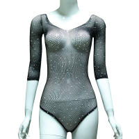 Body de peluche Sexy para mujer, lencería erótica de cuero con cuello en V, corsés de vendaje cruzado de talla grande, disfraces Porno, ropa interior sin espalda - details 8