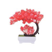 Árbol falso en maceta de plástico realista, Planta Artificial de 19CM, loto, decoración para el hogar, comedor interior y sala de estar - details 2