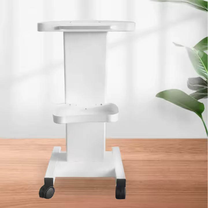 Carrito de Belleza de Salón Portátil Carga Máxima 45kg Ruedas Universales Cesta de Almacenamiento - 1
