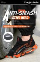 Zapatos de Trabajo Transpirables para Hombres  Zapatillas de Seguridad de Verano con Punta de Acero Antipunctura - details 8