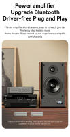 NFC Bluetooth 5.3 Receptor de Audio Transmisor RGB Luz Colorida USB 3.5MM AUX RCA Coaxial Óptico DAC Convertidor HIFI Adaptador Inalámbrico para PC TV Coche Altavoz Auriculares - details 7