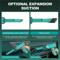 Limpiador inalámbrico compacto con succión ciclónica, diseño portátil recargable para limpieza del hogar y del automóvil - details 3