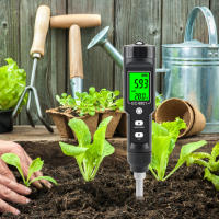Probador de suelo EC medidor de temperatura sonda desmontable 0,00-10,00 mS/cm medidor Digital de suelo retroiluminación de pantalla LCD planta en maceta jardín - details 16
