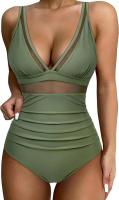 Traje de Baño de Malla Estilo Tanga 2024 Control de Barriga Traje de Baño de Playa Retrocedible - details 44