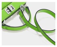Bolso de hombro de piel auténtica con banda para el cuello para mujer, novedad de Primavera de 2025 - details 5