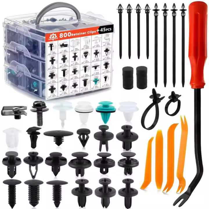 Set de Clips de Plástico para Automóviles 30 Tamaños Más Populares 1045 PCS - 1