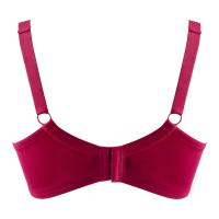 sujetadores con aros para mujer, minimizador Floral de encaje, cobertura completa, sin relleno, sin forro, soporte cómodo para el día a día - details 17