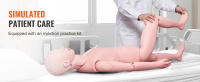 SucceBuy Maniquí de entrenamiento de enfermería, maniquí humano de demostración de tamaño real masculino para entrenamiento de enfermería, suministros de modelos de enseñanza educativa multifuncional - details 3