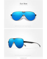 KINGSEVEN-gafas de sol de gran tamaño para hombre y mujer, lentes de espejo polarizadas, protección UV, acero inoxidable, N7762 - details 8