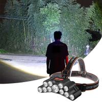 Linterna LED de 11 núcleos ABS Impermeable Luz para Pesca Camping Actividades al Aire Libre - details 11