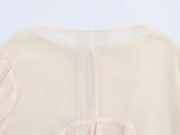 Moda Primavera 2025 para Mujeres Blusa Decorativa Elegante con Manga de Cuerno Joker - details 5