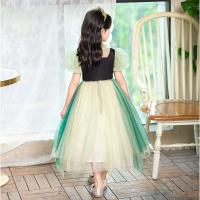 Disfraz de princesa Anna verde para niñas pequeñas, disfraz de Halloween, vestido elegante para fiesta de cumpleaños, vestido de carnaval - details 5