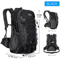 Mochila de almacenamiento Inoxto para senderismo, 40 litros, bolsa de alta resistencia, montañismo, senderismo y camping - details 3