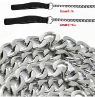 Barra hierro antimordida, metal 120CM, cadena perros, correa entrenamiento de Metal mascotas con mango suave para perros - details 2