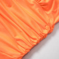 M23DS735 Vestido superior de color sólido plisado de cintura alta ajustado nuevo a la moda para mujer - details 52