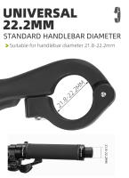 WEST BIKING-empuñaduras interiores para manillar de bicicleta de montaña, accesorio de diseño ergonómico, de nailon, 22,2mm - details 9