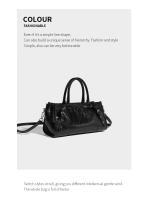 Bolso nuevo Bolso ligero de lujo premium para las axilas Bolso de mano Bolso bandolera de un hombro Bolso de cuero encerado para mujer - details 7