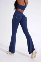 DAYS FIT JOY Pantalones de mujer con bolsillos, pantalones deportivos de cintura alta para yoga, levantamiento de cadera, secado rápido, ejercicio de carrera, - details 7