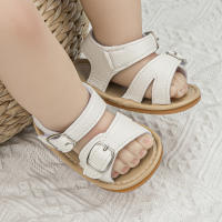 Zapatillas De Verano Para Bebés KIDSUN 2023 Antideslizantes Y Suaves Para Primeros Pasos Niño Y Niña Cuero Goma Talla Ajustable 0-24 Meses - details 5