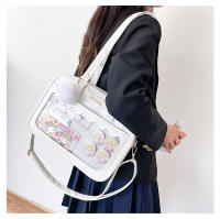 Bolso de bebé transparente suave para niña estudiante, bolso de hombro pequeño, bolso cuadrado, bolso de mensajero bidimensional - details 22
