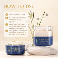 Crema antiarrugas reafirmante con polipéptidos, piel de aspecto más suave, crema firme y suave sin edad, crema de noche reparadora de arrugas profundas - details 1
