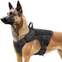 Arnés Táctico Grande para Perros Militar Apto para Shepherd Alemanes y Malinos Con Cinturón y Llavero Accesorios para Entrenamiento de Mascotas - details 1