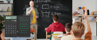 Calculadora Portátil NeWYeS con Notas Pantalla Grande de 12 Dígitos, Carga Solar, Para Oficina, Escuela, Estudiantes Material PVC/Plástico, Certificado CE - details 4