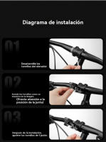 Soporte de extensión de aleación de aluminio para bicicleta de montaña - details 9