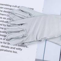 Hombres Mujeres Spandex Elástico Verano Guantes de conducción finos Guantes de etiqueta Protección solar Anti-UV - details 11